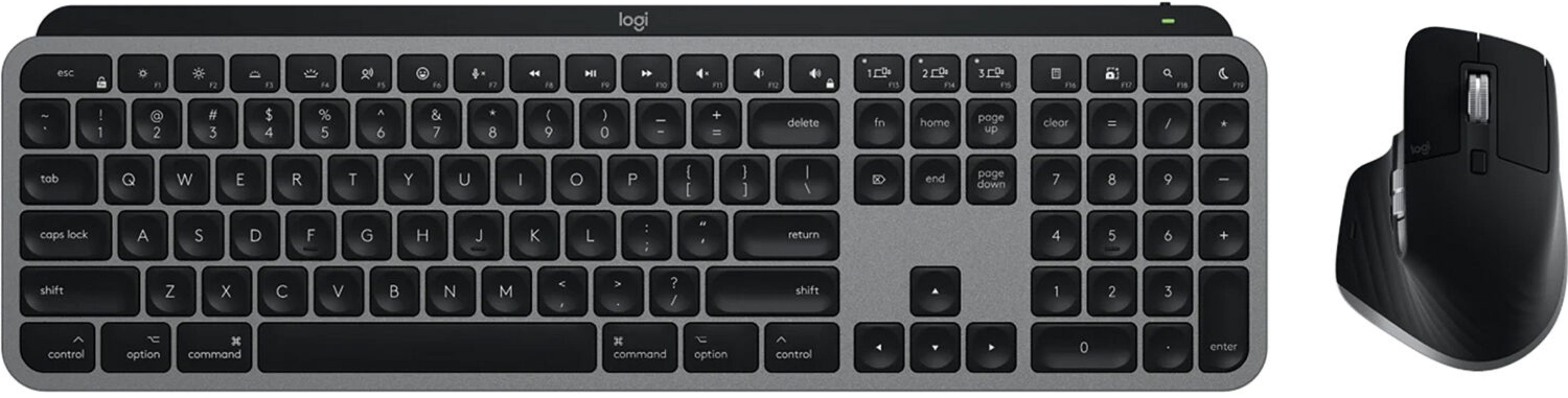 Refurbished Logitech MX Keys S Wireless Keyboard & Mouse Combo for Mac - Reebelo US
