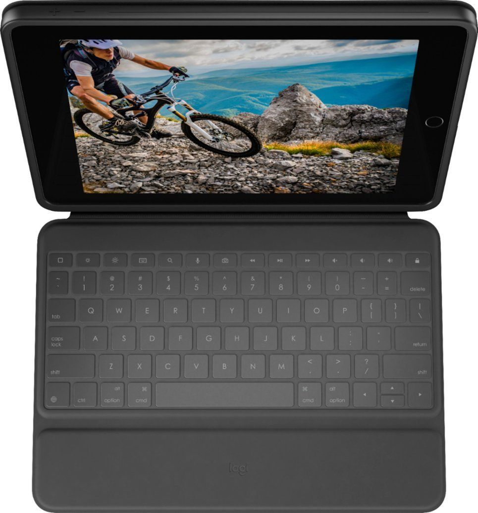 Refurbished Logitech Rugged Folio Keyboard Case for iPad 10.2" (7th | 8th | 9th Gen) - Reebelo US