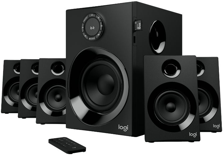 Logitech Z607 5.1 Surround Sound Speaker System - Black