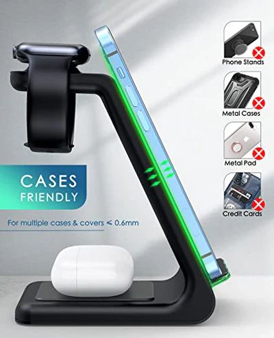 Refurbished Lovis 3in1 Fast Charging Wireless Charging Station  - Reebelo US