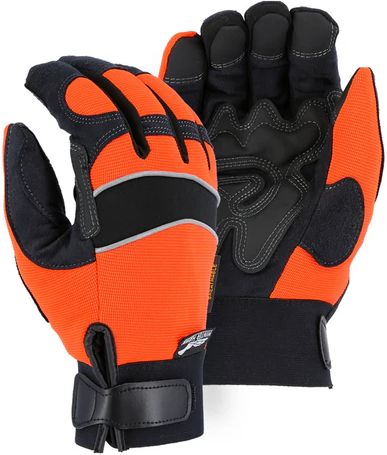 Refurbished Majestic Winter Hawk ArmorSkin Insulated Mechanics Work Gloves (L) - Reebelo US