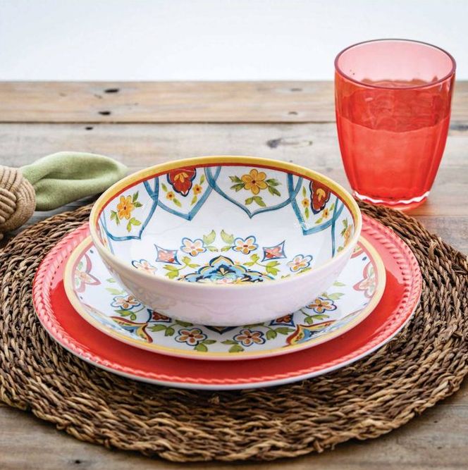 Member's Mark Tuscan Elegance Melamine Dinnerware (Set of 18) - Reebelo US