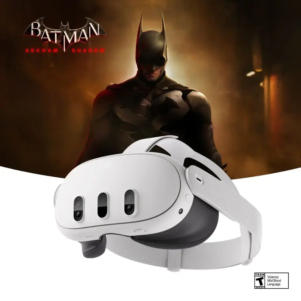 Meta Quest 3 Get Batman: Arkham Shadow VR - 512GB - White
