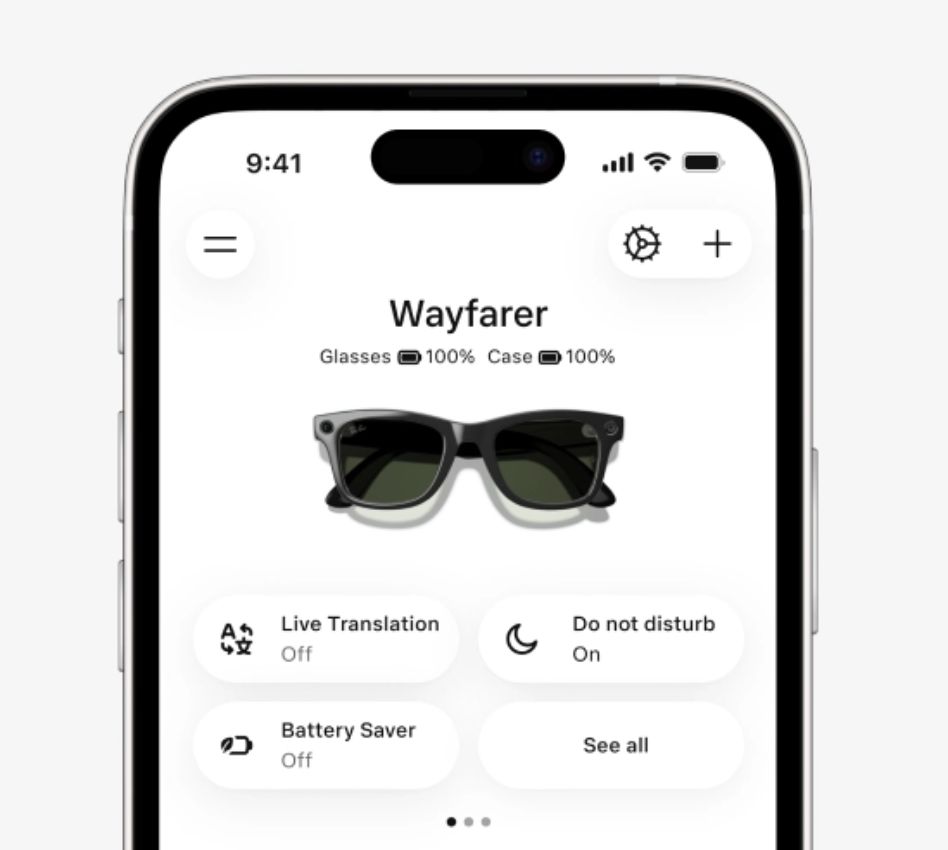 Refurbished Meta Ray-Ban Meta Wayfarer (Gen 2) Smart Glasses (Standard) - Reebelo US