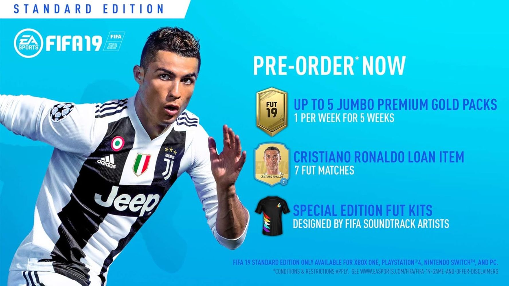 Refurbished Microsoft Xbox One FIFA 19 Video Game - Reebelo US
