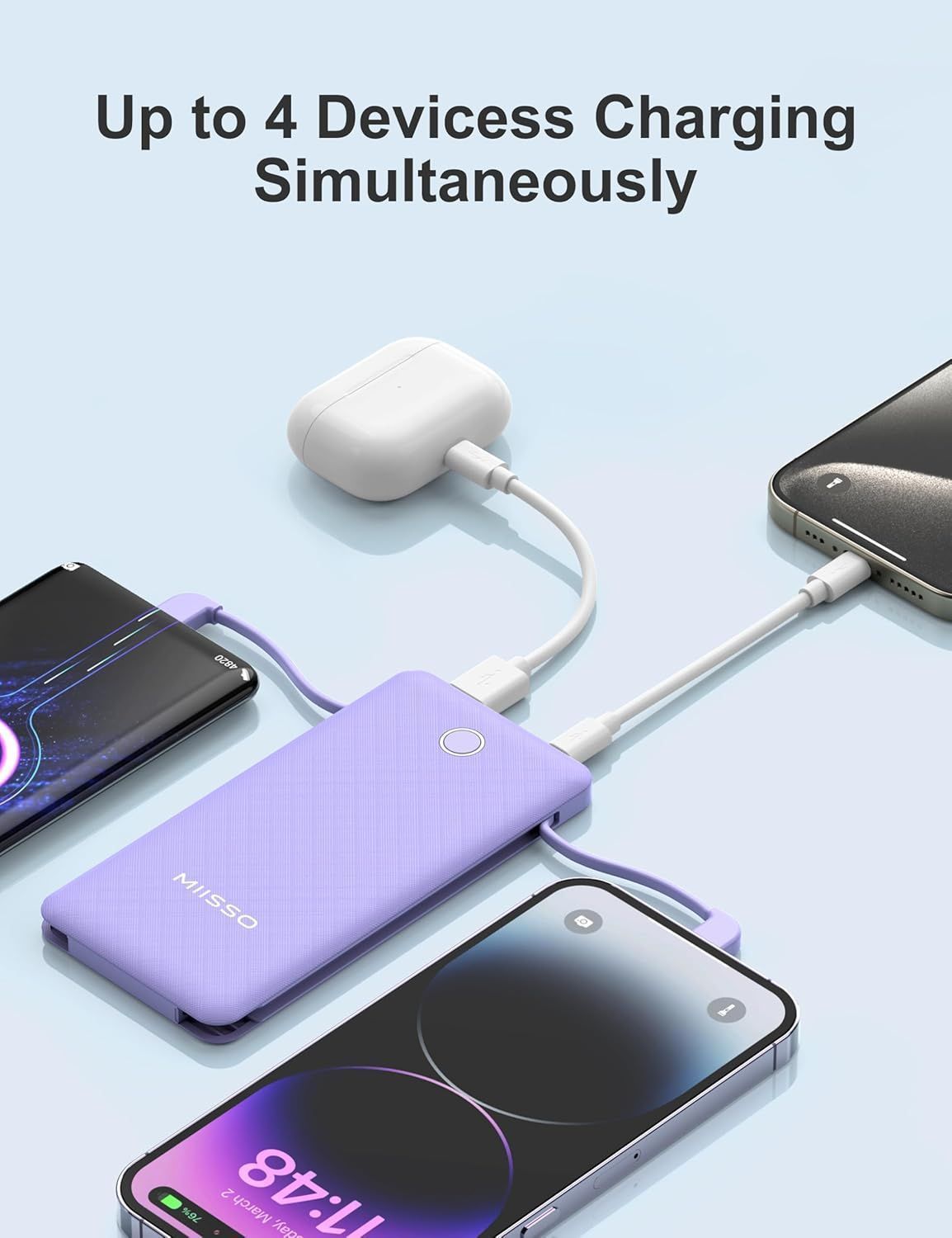 Refurbished Miisso 10K95 10000mah Power Bank (2-Pack) - Reebelo US