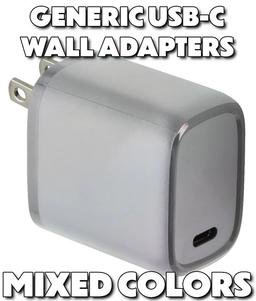 Refurbished Mixed/Generic USB-C Wall Charger / Travel Adapters (5V/3A and Up) - Reebelo US