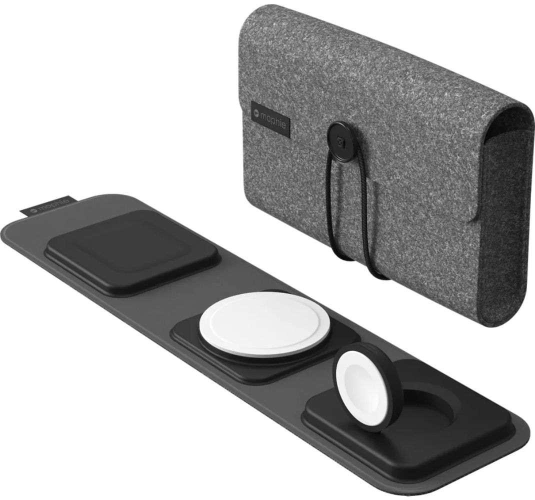 Mophie Tri-Fold 3-in-1 Travel Charger Pad with MagSafe for Apple (Gen 1) - Reebelo US