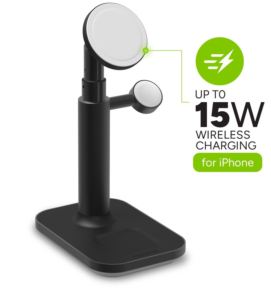 Refurbished Mophie Universal Wireless MagSafe 3-in-1 Extendable Stand - Reebelo US