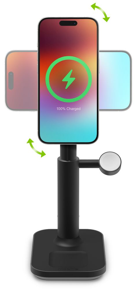 Refurbished Mophie Universal Wireless MagSafe 3-in-1 Extendable Stand - Reebelo US