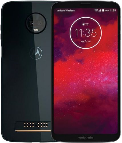 Motorola Moto Z3 - 64GB - 1 Physical SIM - Ceramic Black - Unlocked - Like New - Standard Battery