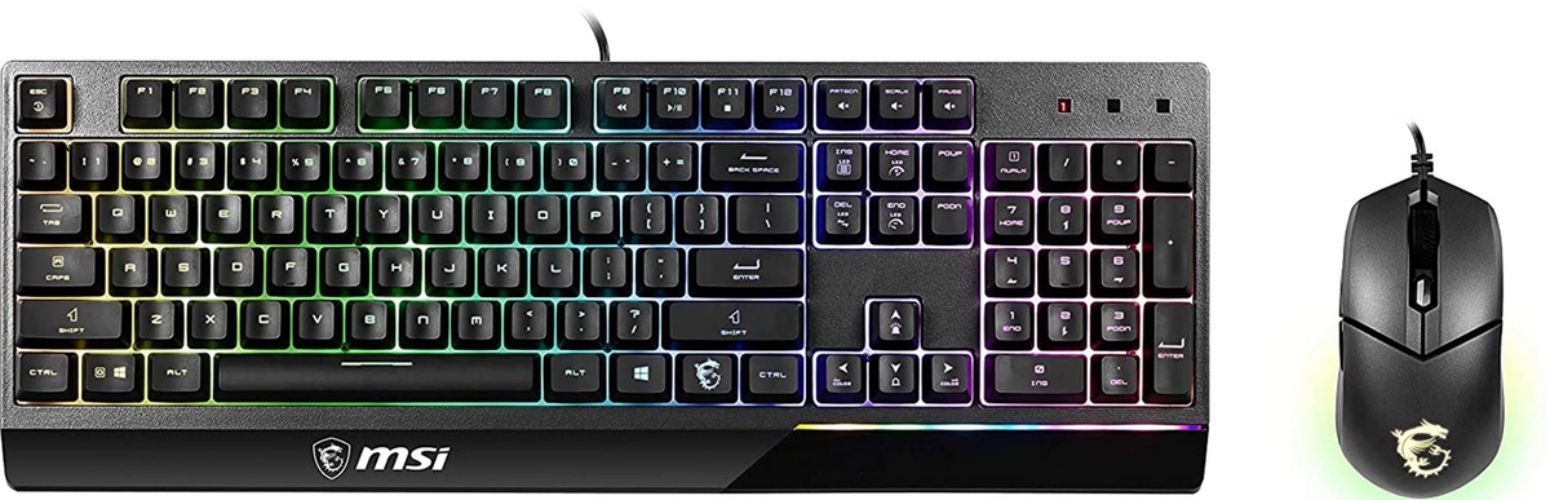 Refurbished MSI Vigor GK30 Gaming Keyboard and Mouse Combo - Reebelo US