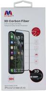 MyBat 3D Carbon Fiber Tempered Glass Screen Protector for iPhone 12 mini - Clear