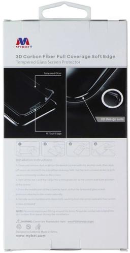 MyBat 3D Carbon Fiber Tempered Glass Screen Protector for iPhone 12 mini - Reebelo US