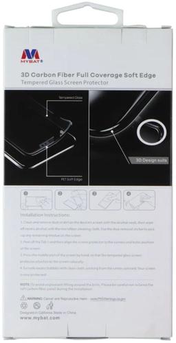 MyBat 3D Carbon Fiber Tempered Glass Screen Protector for iPhone 12 Pro Max - Reebelo US