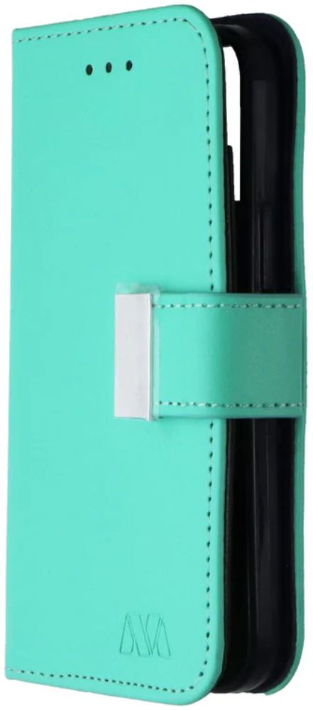 MyBat MyJacket Flip Cover Wallet Phone Case for iPhone 12 Mini - Teal Green - Brand New