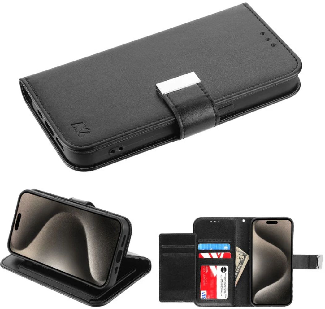 MyBat MyJacket Xtra Series Wallet Phone Case for iPhone 15 Pro - Reebelo US