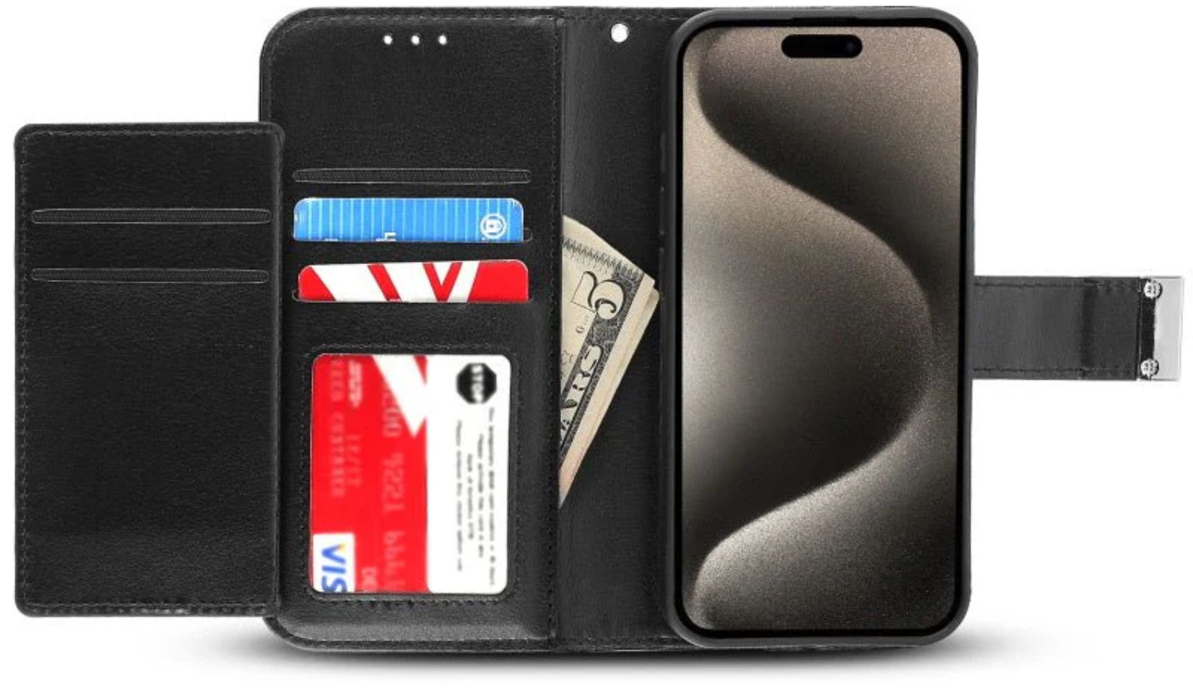 MyBat MyJacket Xtra Series Wallet Phone Case for iPhone 15 Pro - Reebelo US