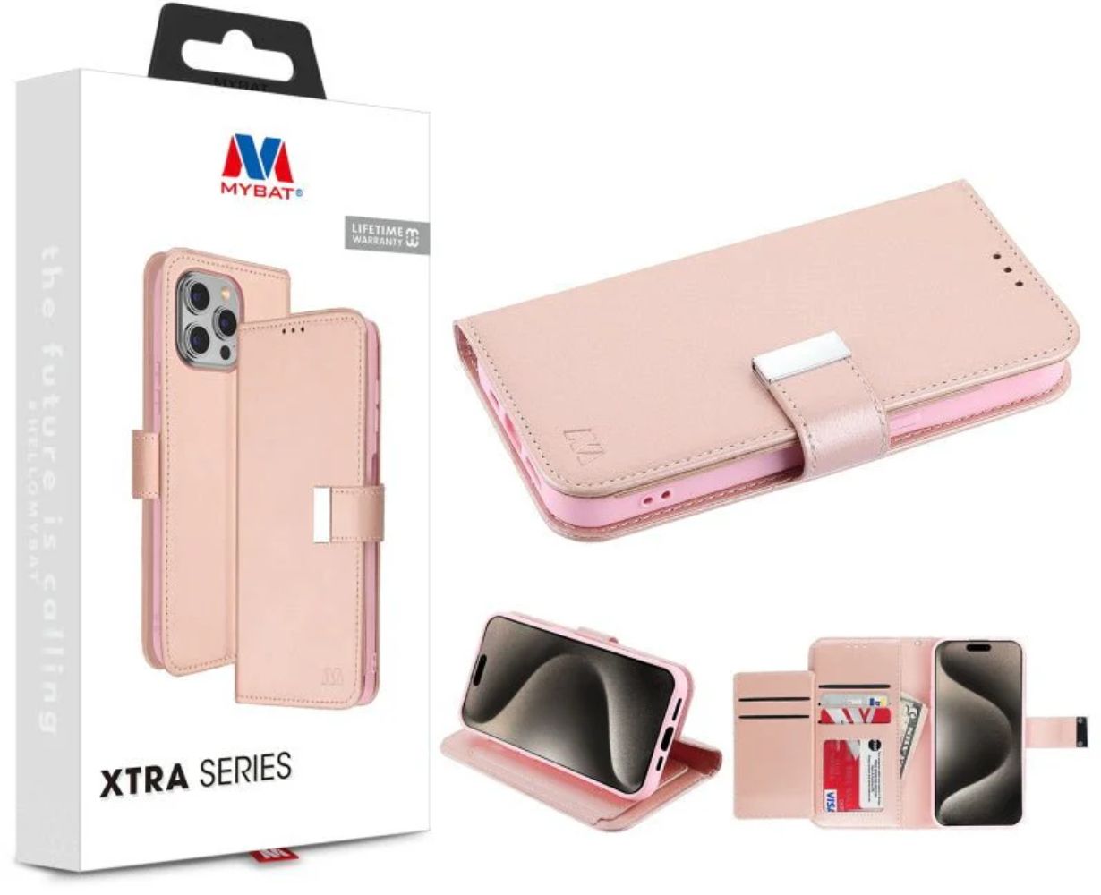 MyBat MyJacket Xtra Series Wallet Phone Case for iPhone 15 Pro - Reebelo US