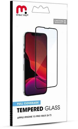 MyBat Pro Full Coverage Tempered Glass Screen Protector for iPhone 13 Pro Max - Reebelo US