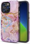 MyBatPro Fuse Series with Magsafe Phone Case for iPhone 14 Pro Max - Purple Marble