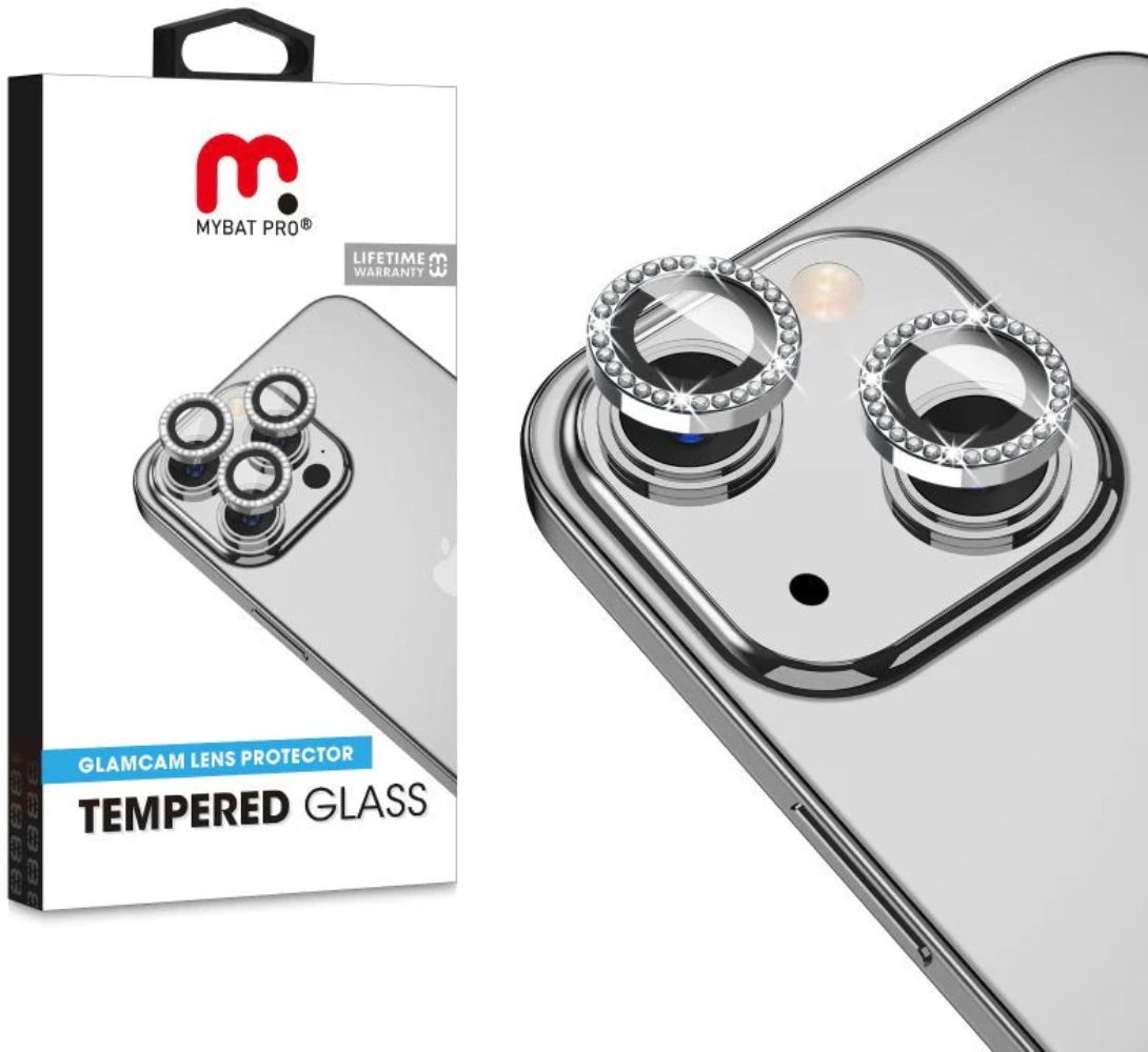 MyBat Pro GlamCam Tempered Glass Lens Protector for iPhone 15 / 15 Plus - Reebelo US