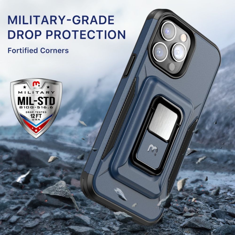 MyBat Pro Stealth Series Phone Case with MagKick for iPhone 14 Pro - Reebelo US