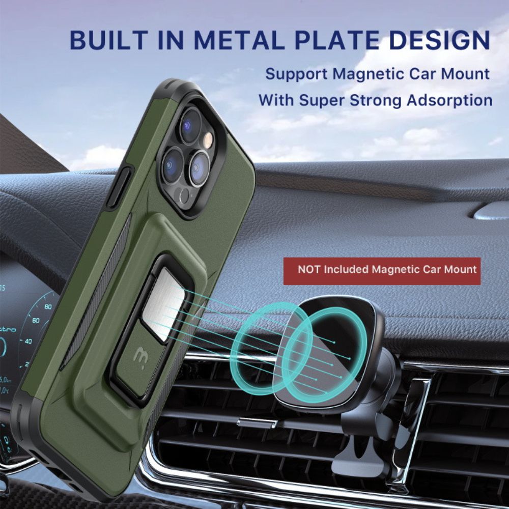 Refurbished MyBat Pro Stealth Series Phone Case with MagKick for iPhone 14 Pro - Reebelo US