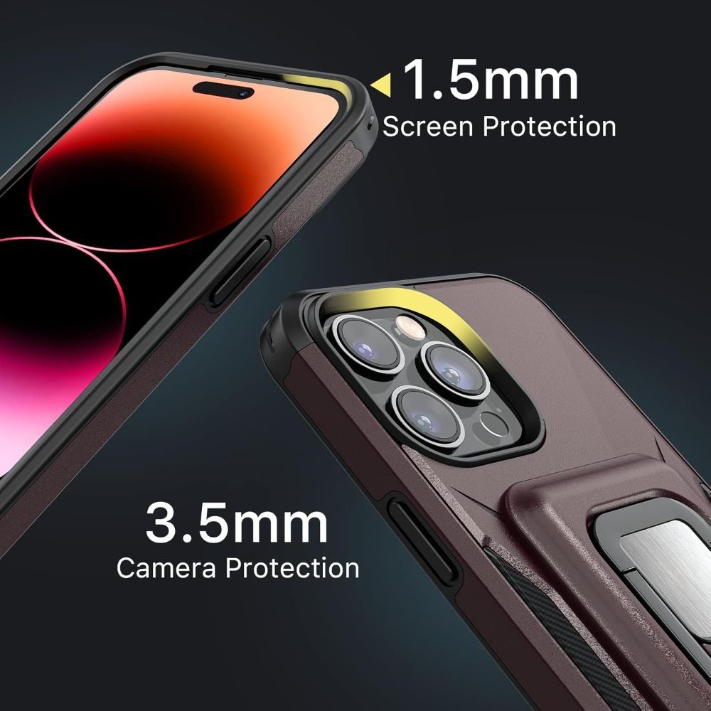 MyBat Pro Stealth Series Phone Case with MagKick for iPhone 14 Pro - Reebelo US