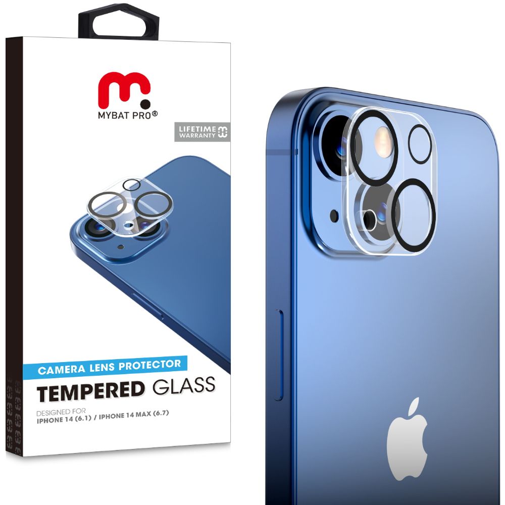 MyBat Pro Tempered Glass Camera Lens Protector for iPhone 14/14 Plus