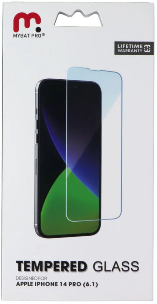 Mybat Pro Tempered Glass Screen Protector for iPhone 14 Pro  - Reebelo US