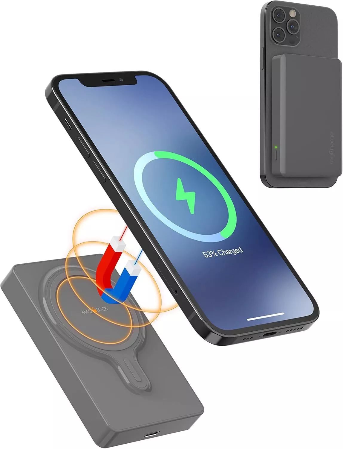 MyCharge Maglock 9000mAh Magnetic Powerbank with Magsafe - Reebelo US