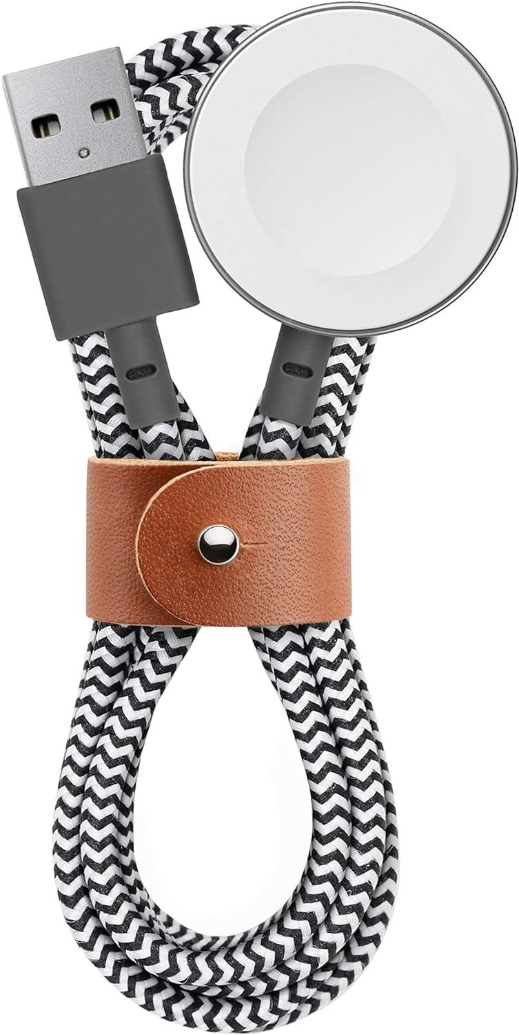 Native Union Belt Watch 4ft Charging Cable for Apple Watch - Black