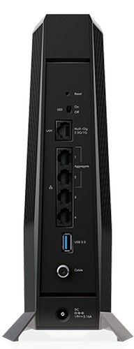 Refurbished Netgear Nighthawk AX6000 WiFi Cable Modem Router (CAX80) - Reebelo US