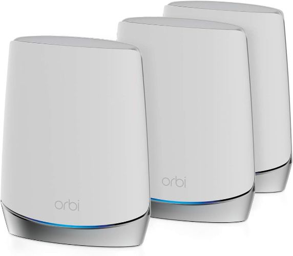 Netgear RBK753 Orbi WiFi 6 Mesh System Router + 2 Satellites - White