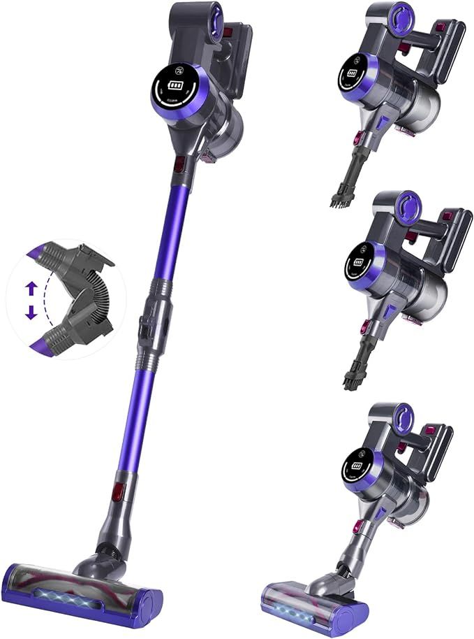 Refurbished Nicebay 25Kpa Super Suction 280W High-Speed Cordless Vacuum Cleaner - Reebelo US