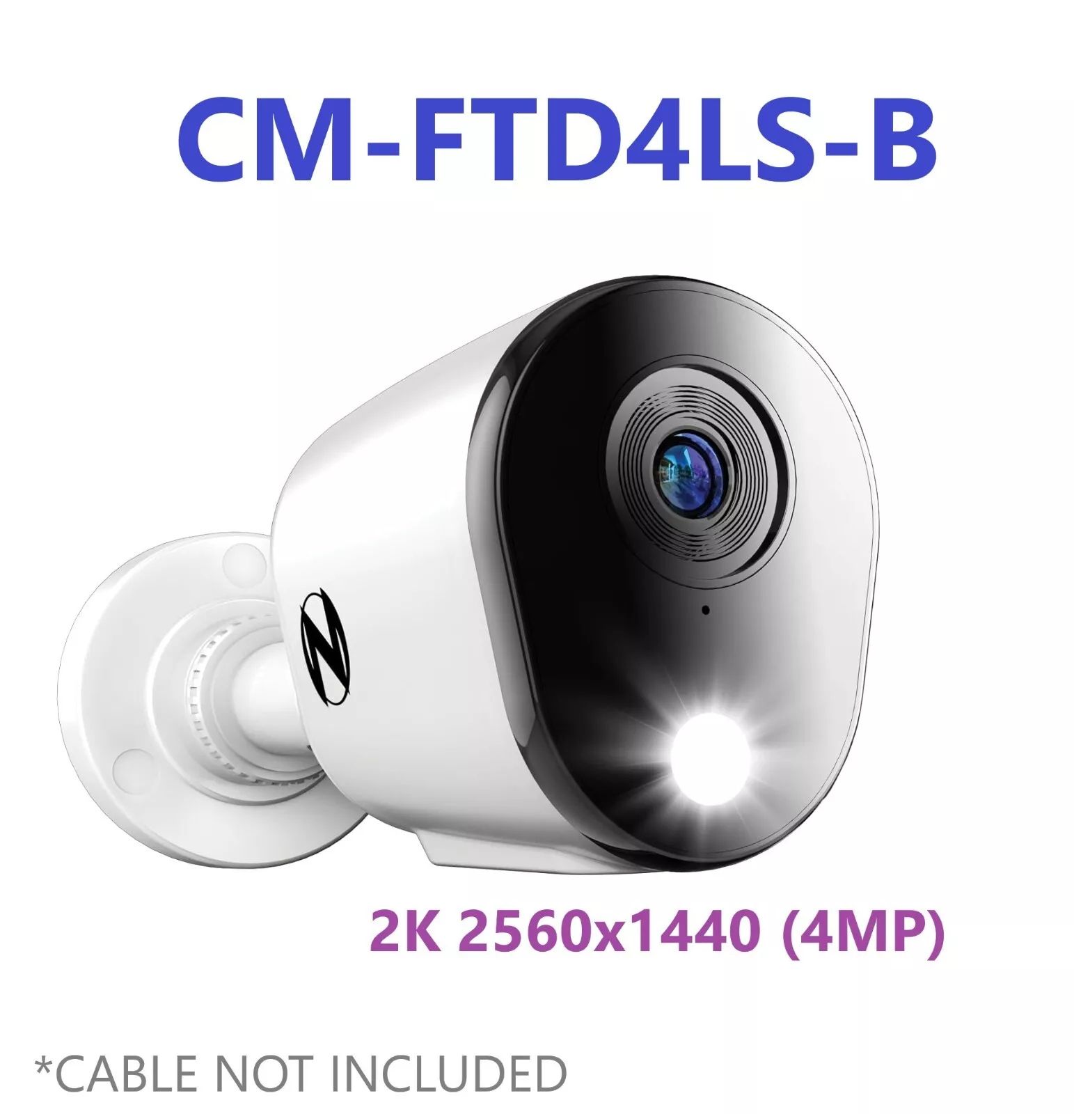 Refurbished Night Owl CM-FTD4LS-B Wired Add-on Camera with Spotlight - Reebelo US