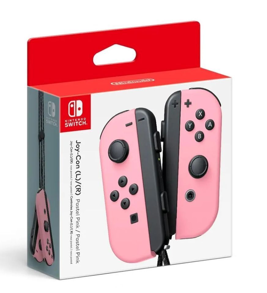 Nintendo Joy-Con (L/R) Wireless Controllers for Nintendo Switch - Pastel Pink