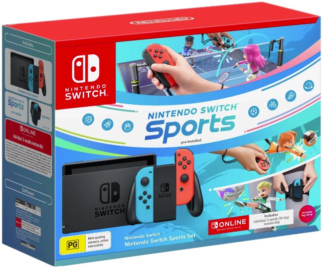 Refurbished Nintendo Switch Console (Sports Set Bundle) - Reebelo US