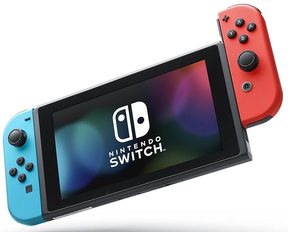 Refurbished Nintendo Switch with Neon Blue and Neon Red Joy‑Con - Reebelo US