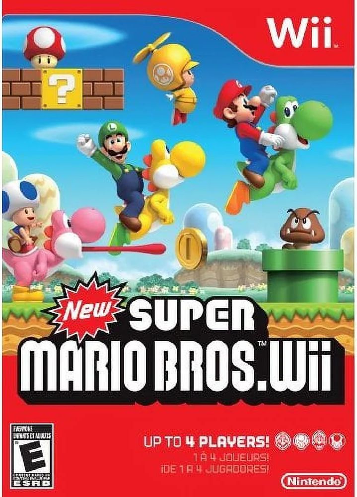 Refurbished Nintendo Wii Console with Remote New Super Mario Bros - Reebelo US
