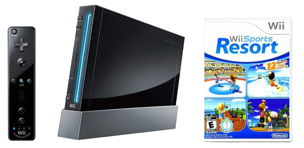 Refurbished Nintendo Wii Gaming Console with Wii Sports & Wii Sports Resort Edition - Reebelo US