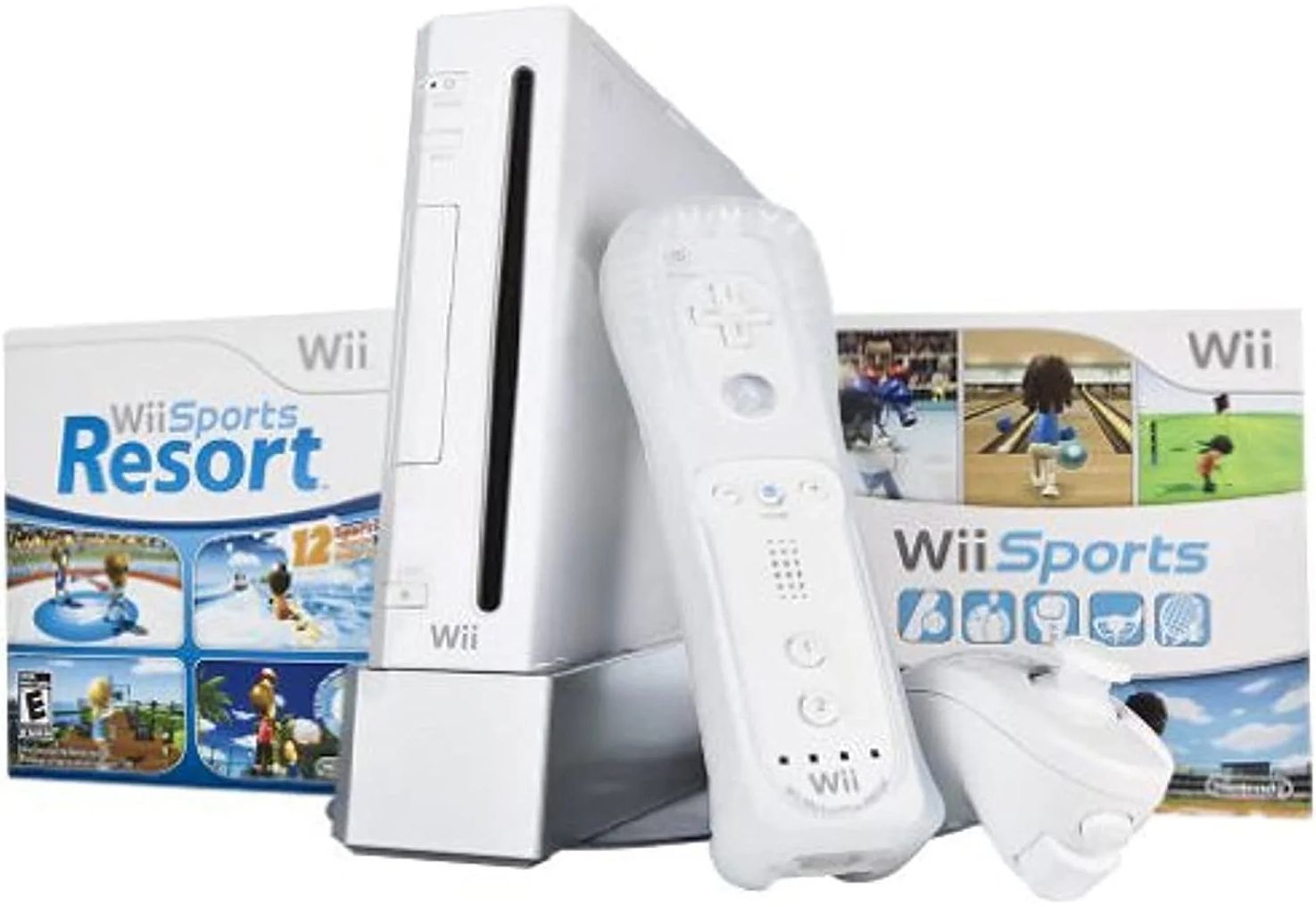 Refurbished Nintendo Wii Limited Edition Sports Resort Pak Game Console Bundle - Reebelo US