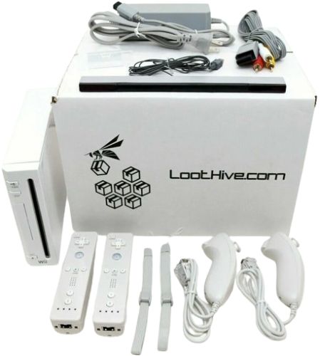 Refurbished  Nintendo Wii System Bundle Set 2-Remote - Reebelo US