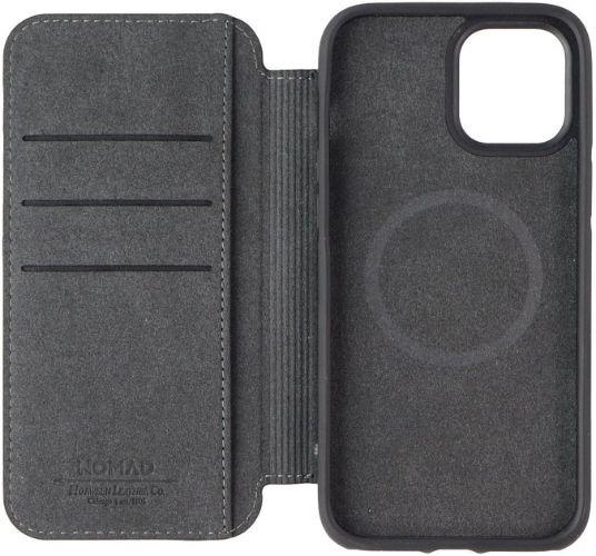 Nomad Rugged Folio Wallet Phone Case for iPhone 12 Pro Max - Reebelo US