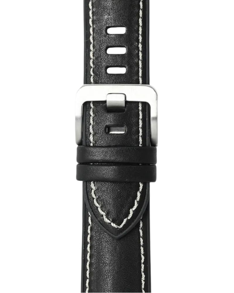 Refurbished Novonappa Hybrid Leather watch strap (20mm) - Reebelo US