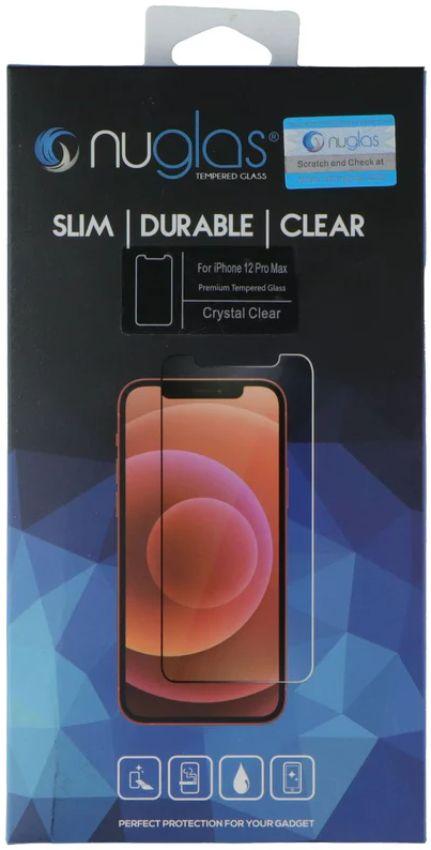 Nuglas Crystal Clear Tempered Glass Screen Protector for iPhone 12 Pro Max  - Reebelo US