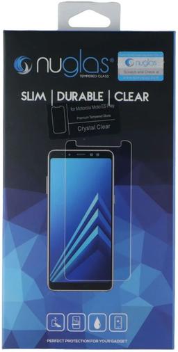 Nuglas Crystal Clear Tempered Glass Screen Protector for Motorola Moto E5 Play - Reebelo US