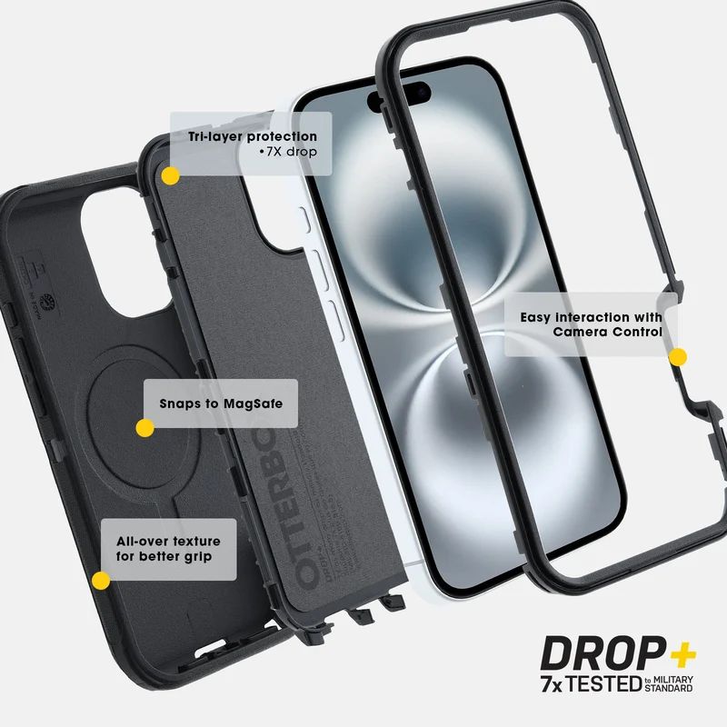 Refurbished OtterBox Defender Series Pro Phone Case with MagSafe for iPhone 16 Pro Max - Reebelo US