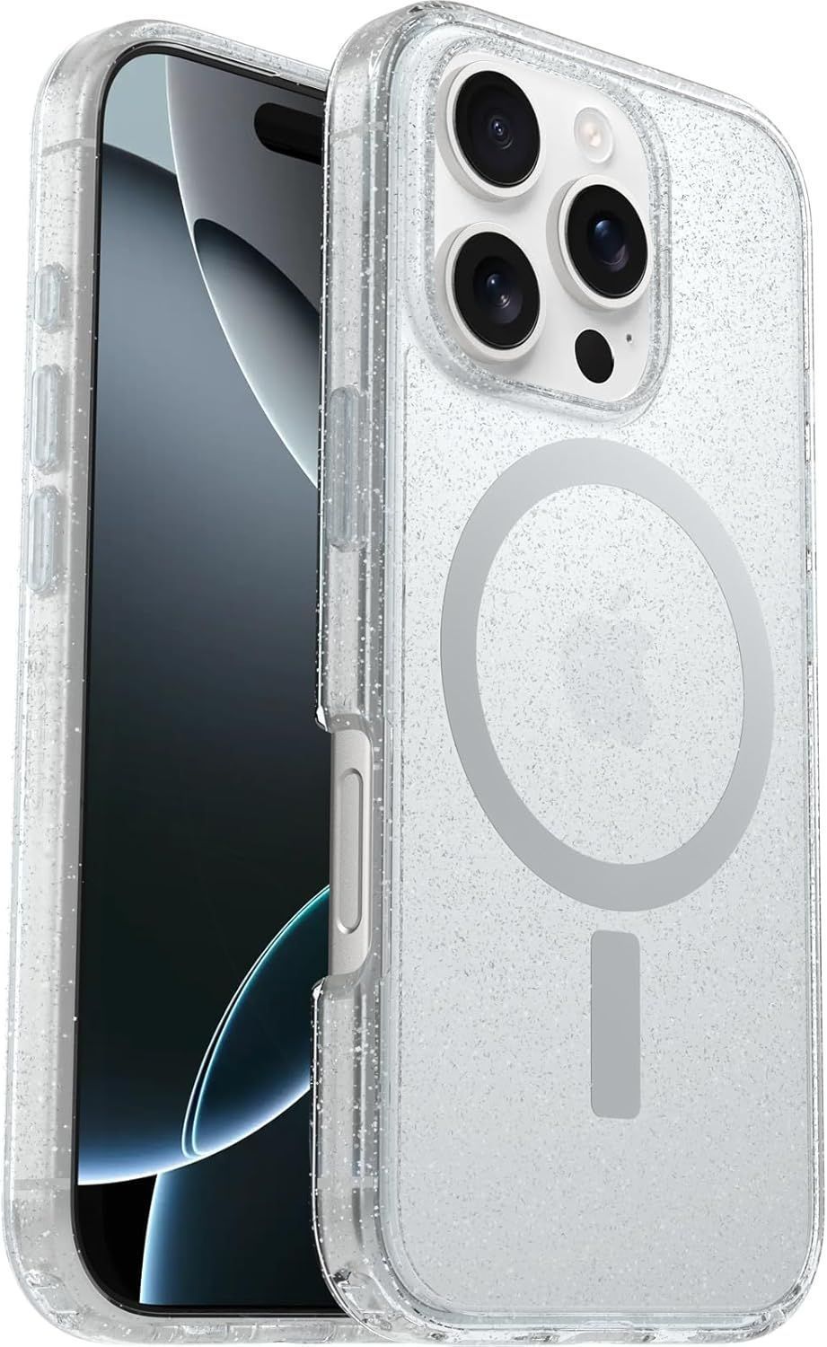 Refurbished OtterBox Symmetry Series Clear Phone Case with MagSafe for iPhone 16 Pro Max - Reebelo US